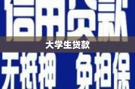 纳雍大学生贷款