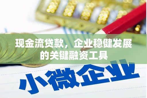 纳雍现金流贷款，企业稳健发展的关键融资工具
