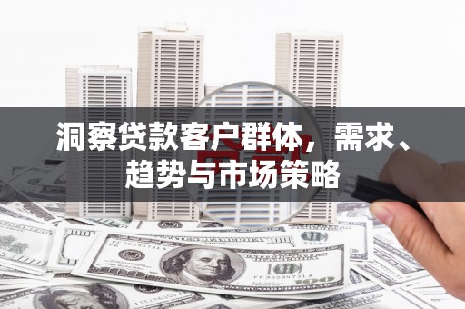 纳雍洞察贷款客户群体，需求、趋势与市场策略