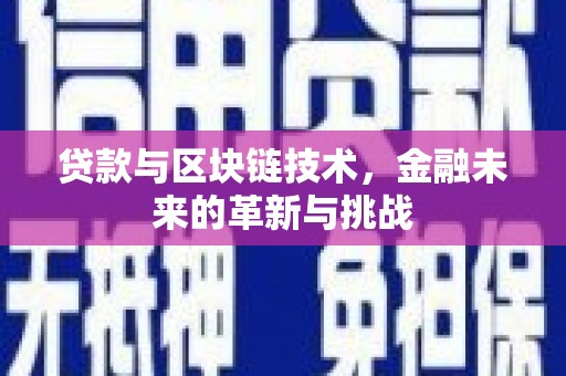纳雍贷款与区块链技术，金融未来的革新与挑战