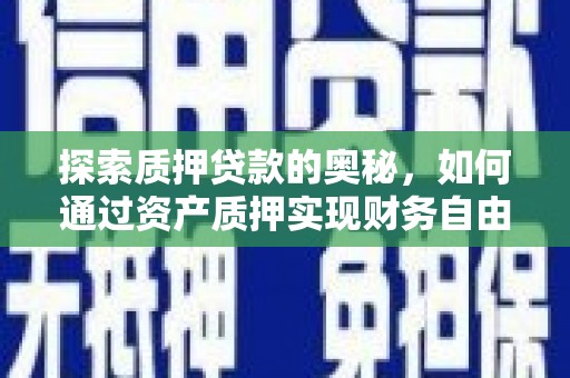 纳雍探索质押贷款的奥秘，如何通过资产质押实现财务自由