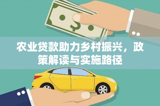 纳雍农业贷款助力乡村振兴，政策解读与实施路径