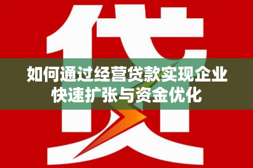 纳雍如何通过经营贷款实现企业快速扩张与资金优化