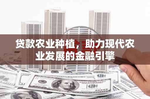 纳雍贷款农业种植，助力现代农业发展的金融引擎