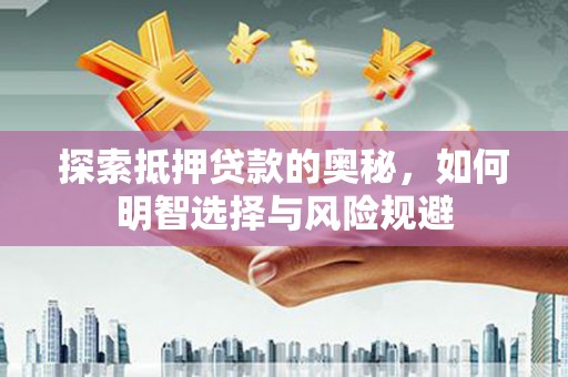 纳雍探索抵押贷款的奥秘，如何明智选择与风险规避