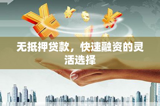 纳雍无抵押贷款，快速融资的灵活选择