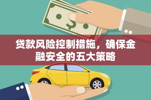 纳雍贷款风险控制措施，确保金融安全的五大策略