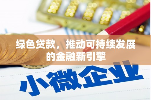 纳雍绿色贷款，推动可持续发展的金融新引擎