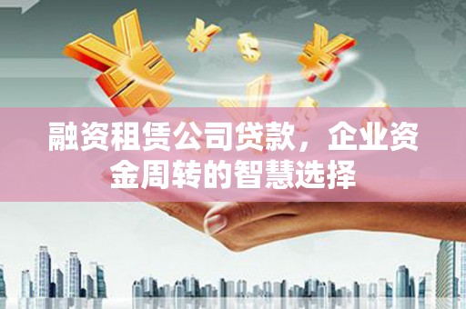 纳雍融资租赁公司贷款，企业资金周转的智慧选择