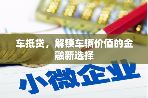 纳雍车抵贷，解锁车辆价值的金融新选择