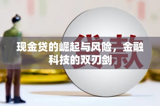 纳雍现金贷的崛起与风险，金融科技的双刃剑
