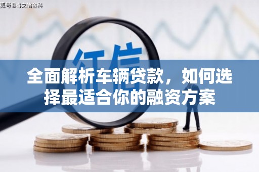 纳雍全面解析车辆贷款，如何选择最适合你的融资方案