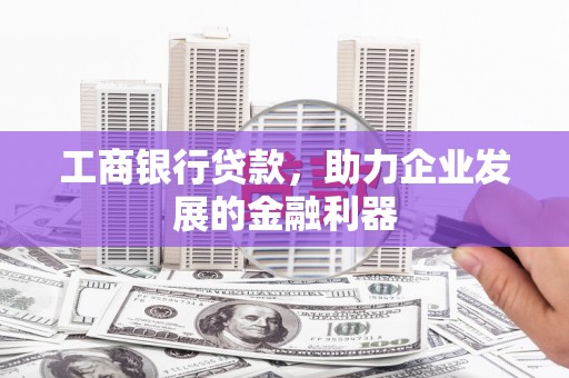 纳雍工商银行贷款，助力企业发展的金融利器