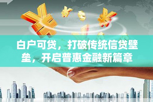纳雍白户可贷，打破传统信贷壁垒，开启普惠金融新篇章